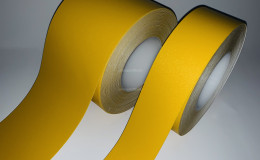 Противоскользящая лента Желтая Упругая Heskins рулон фото